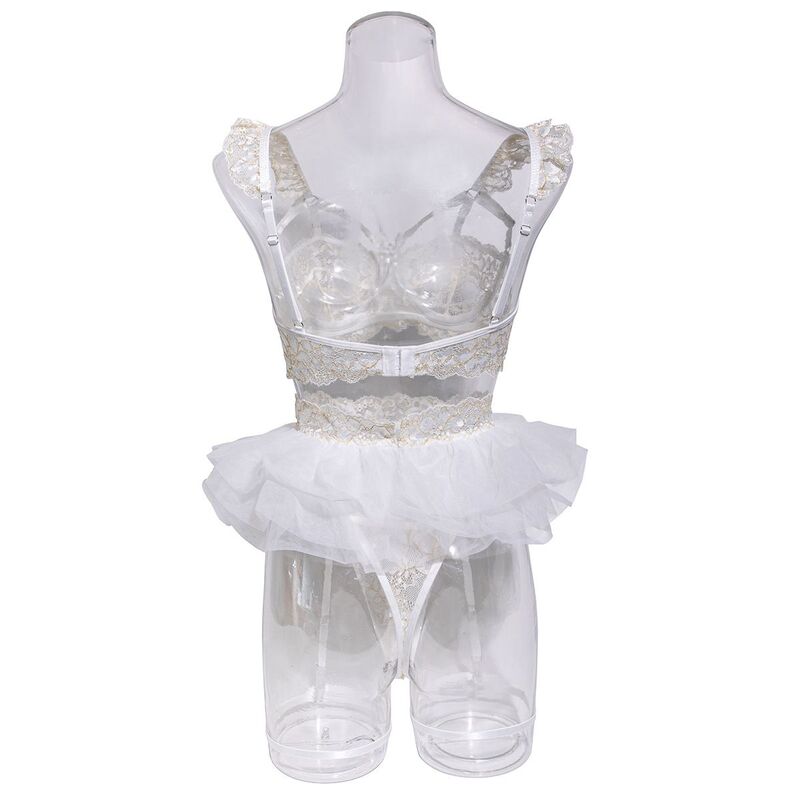 Be Mine Tulle Riffle White 5-Piece Set