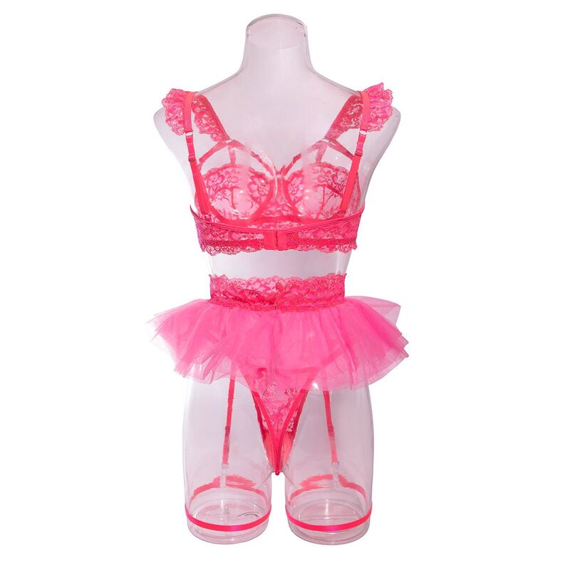 Be Mine Tulle Riffle Pink 5-Piece Set