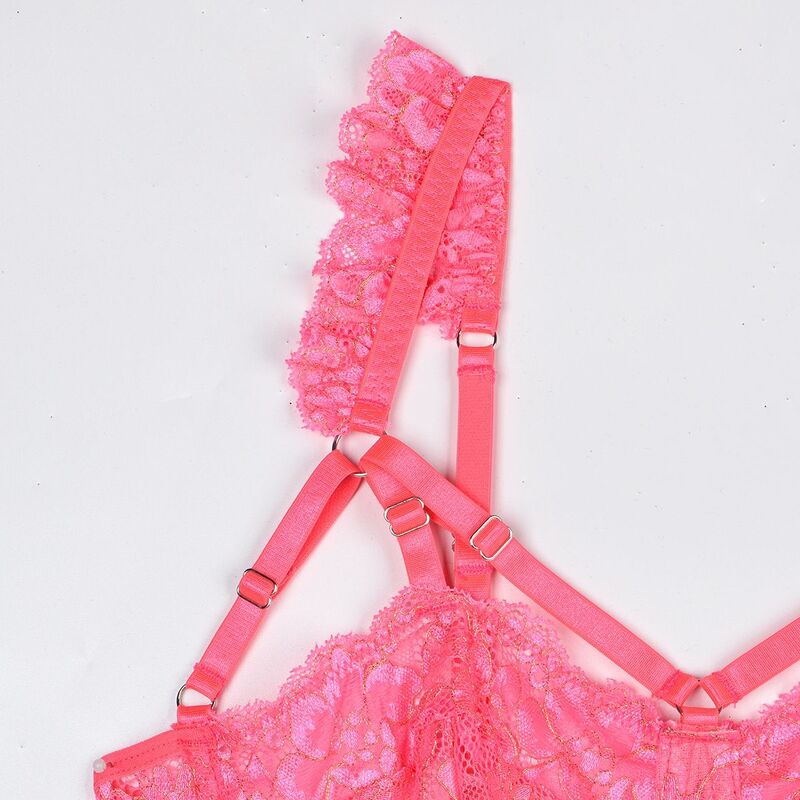 Be Mine Tulle Riffle Pink 5-Piece Set