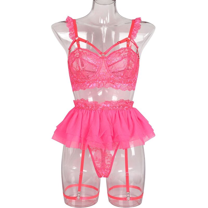 Be Mine Tulle Riffle Pink 5-Piece Set