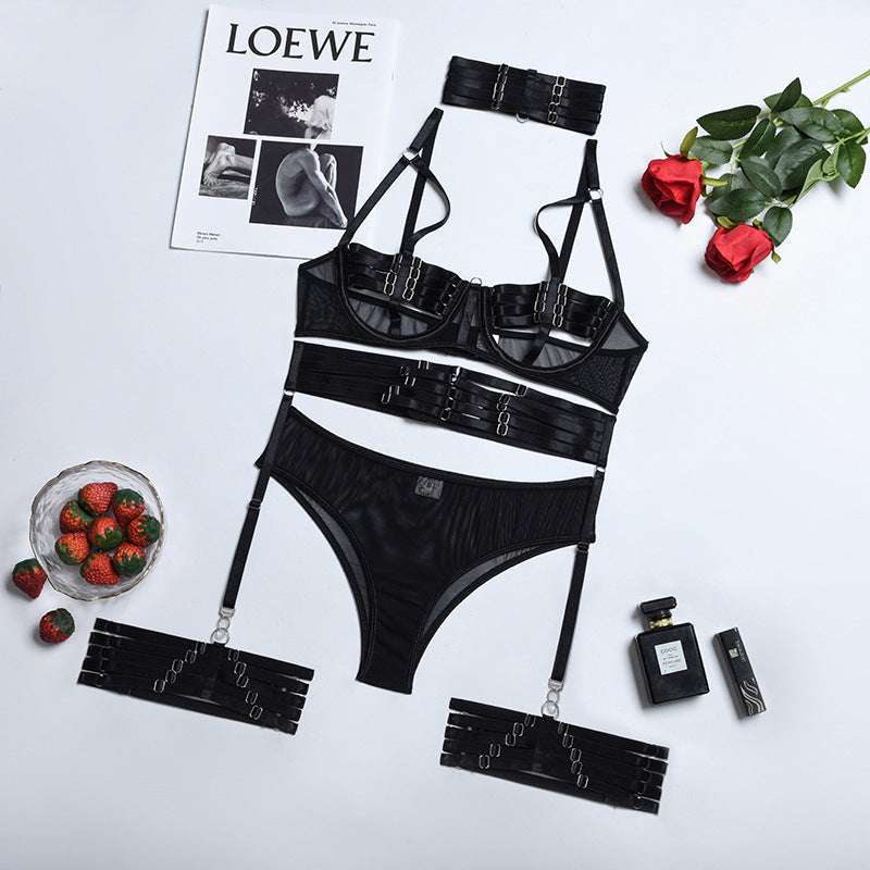 Passion Shades 6-Piece Sexy Lingerie Set