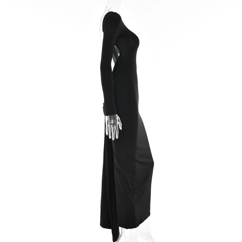 Elegant Off-the-Shoulder Ruffle Dress