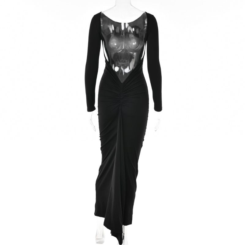 Elegant Off-the-Shoulder Ruffle Dress