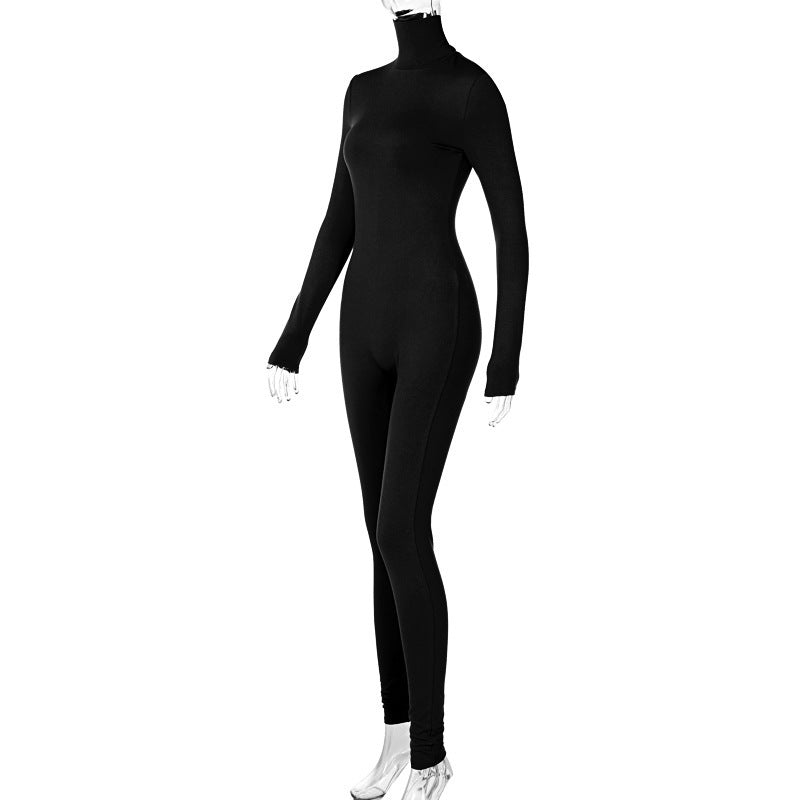 Elegant Long Sleeve Soft Fitting Jumpsuit - Expressive Boutique