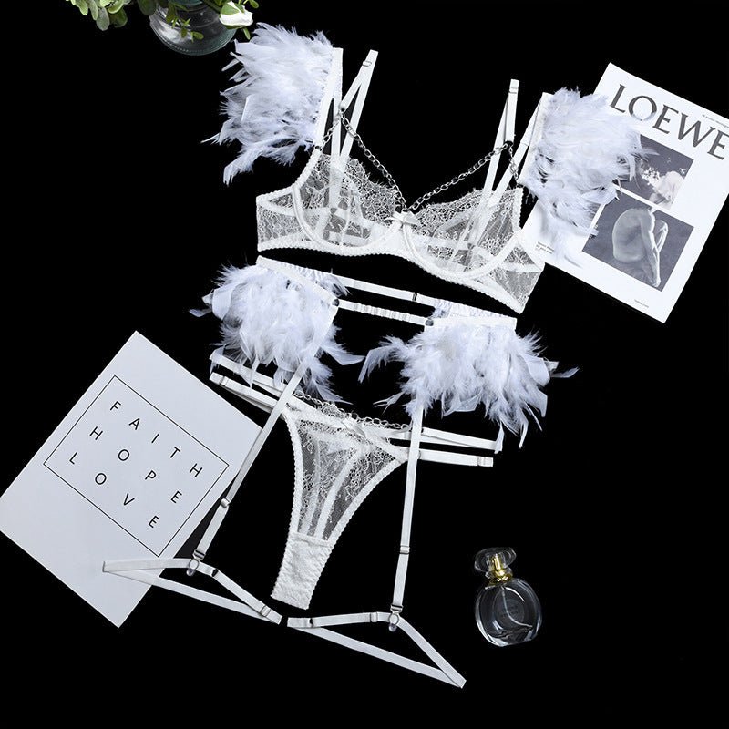 Fifty Shades Of Love 3 Piece Garter Set - Expressive Boutique